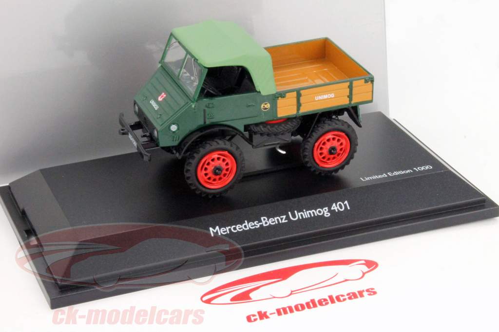 1/43メルセデス・ベンツ ウニモグ 401 ライトグリーン〔Schuco/シュコー〕