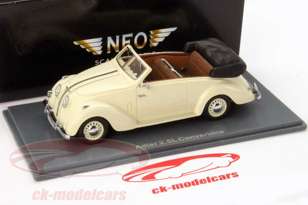 Адлер 2.5 Кабриолет светло-бежевый 1:43 Neo