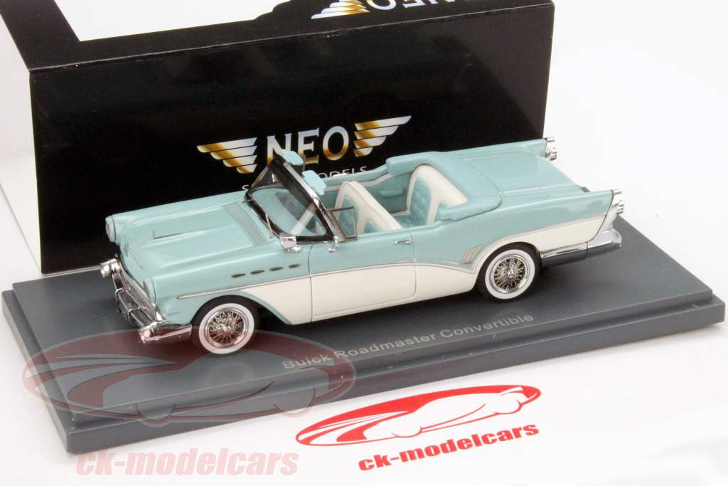 Buick Roadmaster convertible turquoise / white Neo 1:43