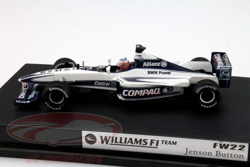 ミニカー P.M.A F1 Jenson Button FW22 1/43 P.M.A F1 Jenson Button Fw22 1/43 | eBay