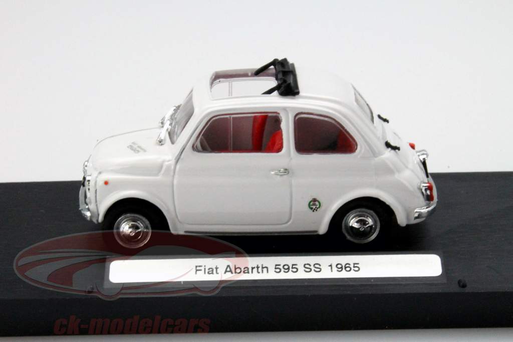 Fiat アバルト 595 SS 年 1965 白 1:43 完成モデル
