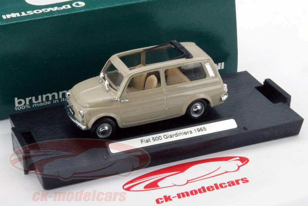 Brumm 1:43 Fiat 500 Giardiniera Year 1965 beige 05/30 model