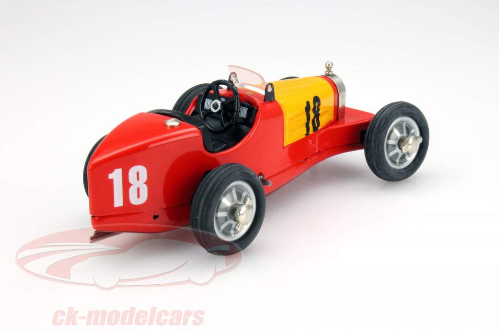 Bugatti #18 Studio IV rød - gul Schuco 1:18