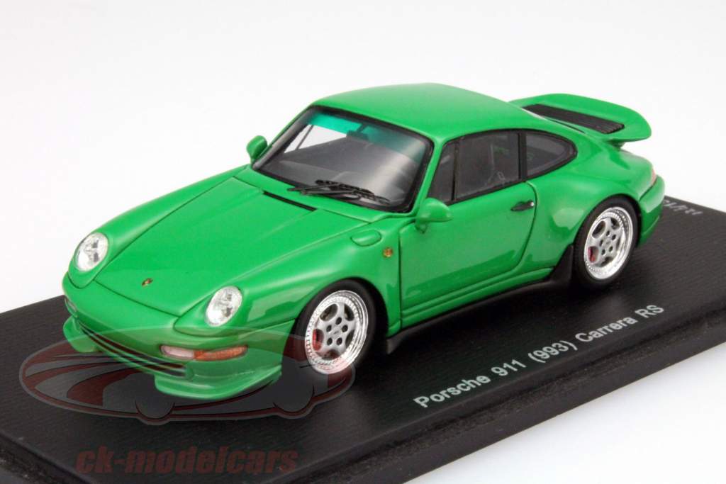 ポルシェ911（993）カレラRSは緑一時43スパーク