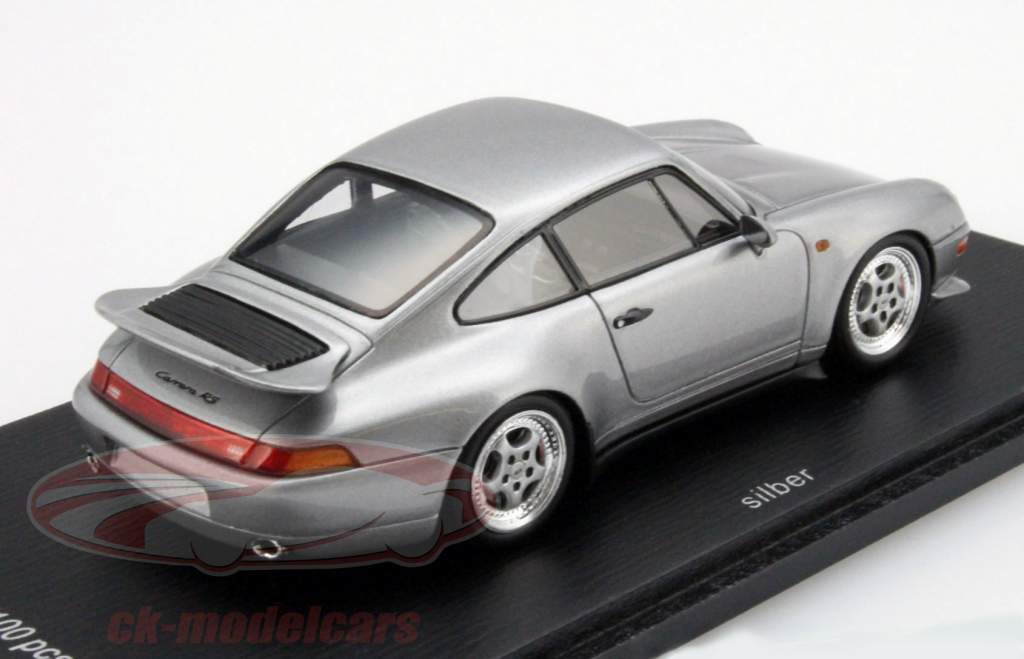 保时捷911（993）卡​​雷拉RS银星火1:43