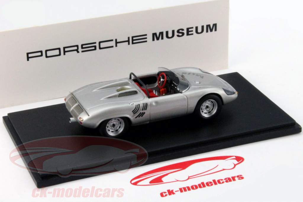 保时捷718 W-RS Spyder的银色闪光1:43