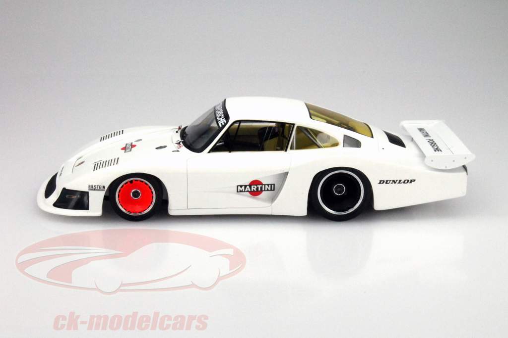 保时捷 935/78 白鲸 Dick 测试 版本 马蒂尼鸡尾酒 赛跑 白 1:18 Spark