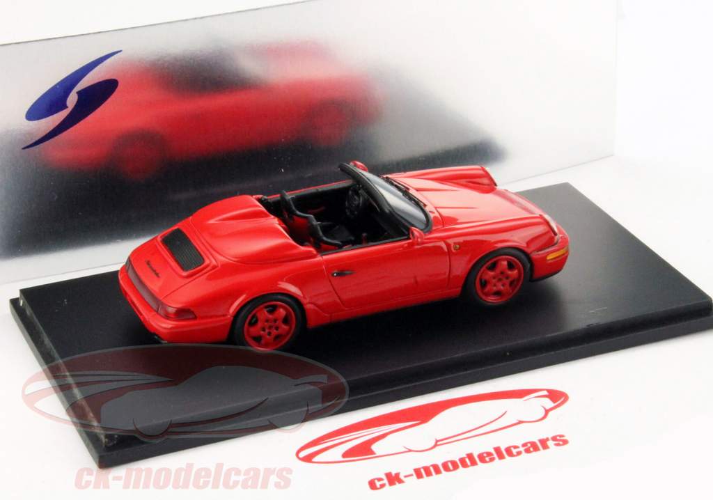 Porsche 964 Speedster Year 1993 red 1:43 Spark