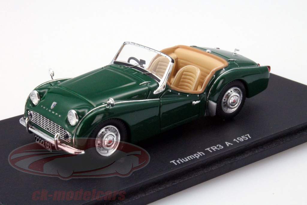 Triumph TR3 A År 1957 grøn 1:43 Spark