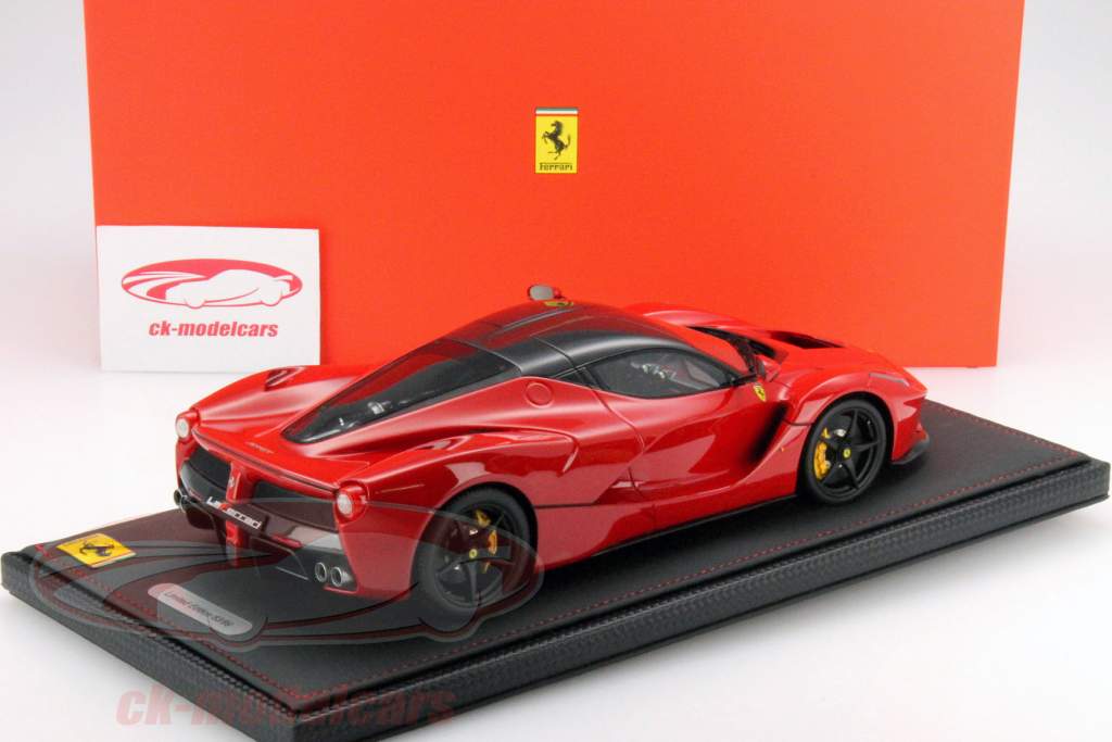 法拉利 LaFerrari 年 2013 红 同 碳屋顶 1:18 BBR