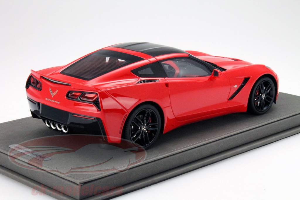 雪佛兰 克尔维特 黄貂鱼 底特律 汽车 节目 2013 火炬 红 1:18 BBR