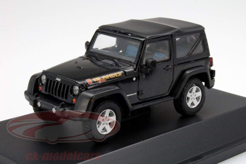 Jeep Wrangler Islander År 2010 sort 1:43 Greenlight