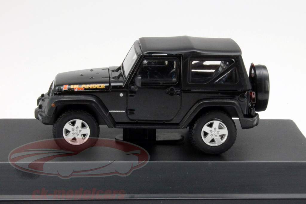 Jeep Wrangler Islander År 2010 sort 1:43 Greenlight