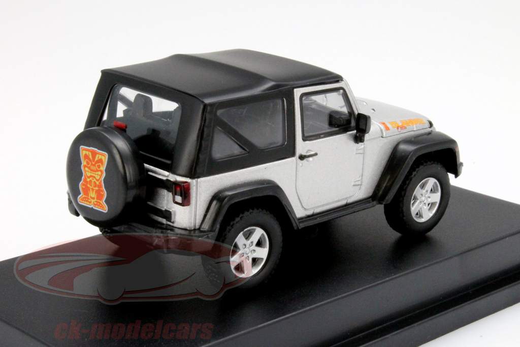 Jeep Wrangler Islander Year 2010 silver 1:43 Greenlight
