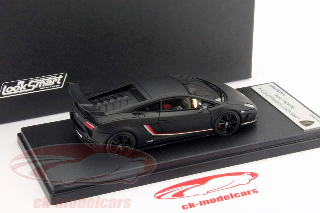 ランボルギーニ ガヤルド LP570-4 スクアドラ コルス 2013 ネメシス 黒 1:43 LookSmart社