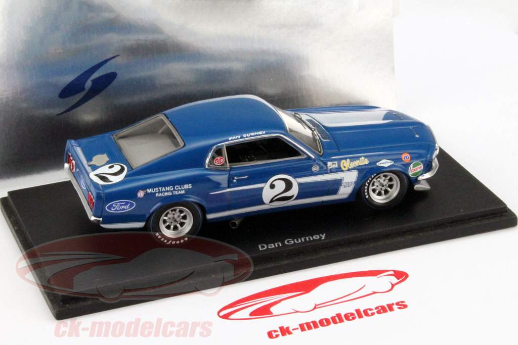 ダン ガーニー フォード ムスタング #2 トランザム 1969 1:43 Spark