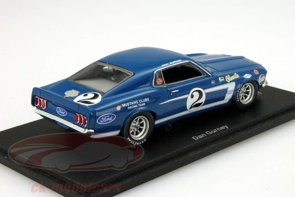 ダン ガーニー フォード ムスタング #2 トランザム 1969 1:43 Spark