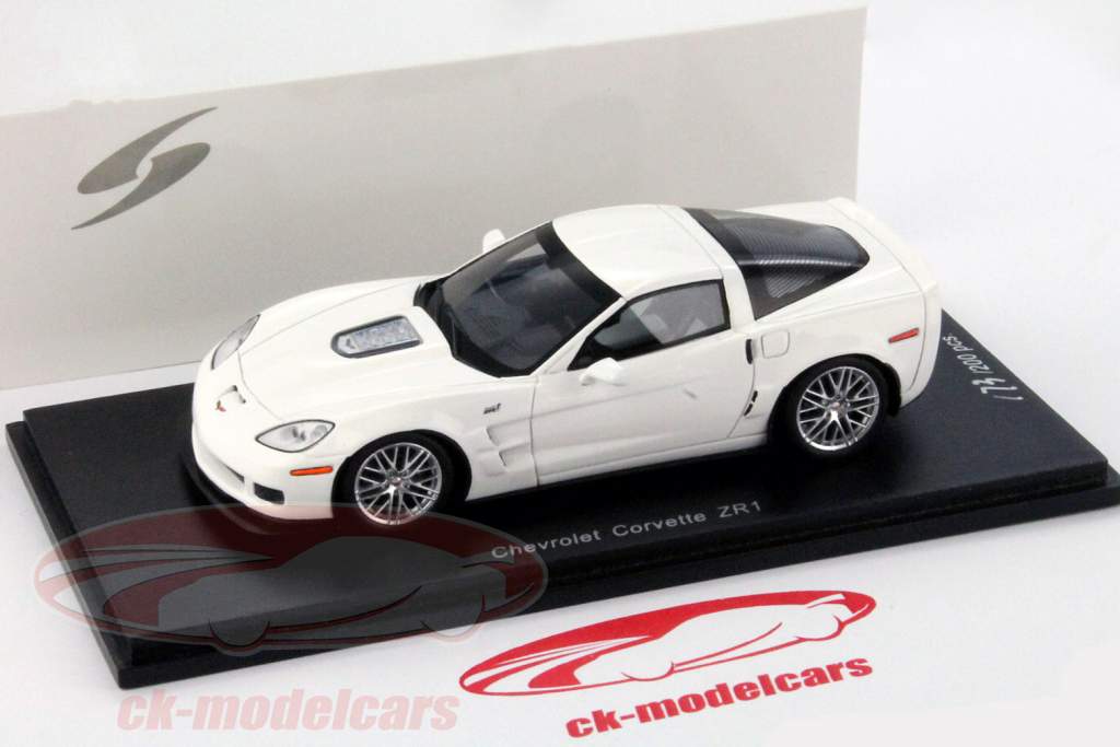 雪佛兰 克尔维特 ZR1 白 1:43 Spark