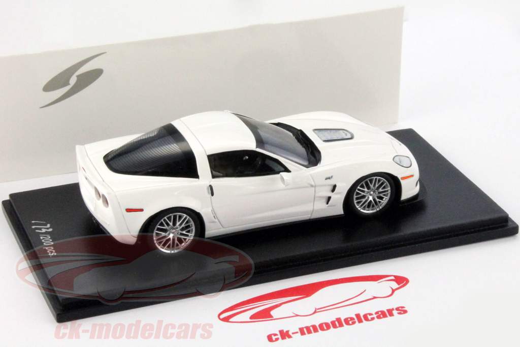 雪佛兰 克尔维特 ZR1 白 1:43 Spark