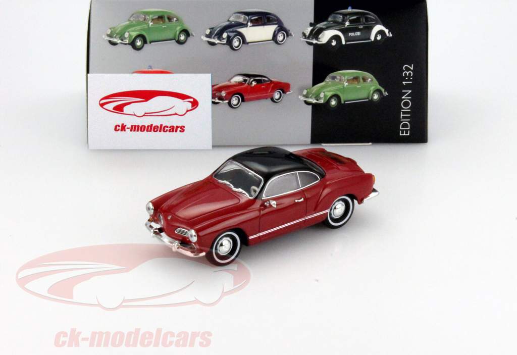 大众 大众 卡曼 吉亚 红 / 黑色 1:32 旭格