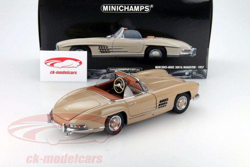 特価 MINICHAMPS (1/18) メルセデスベンツ 300SL W198 1/18 Minichamps 1957 Mercedes-Benz 300SL Roadster (W198