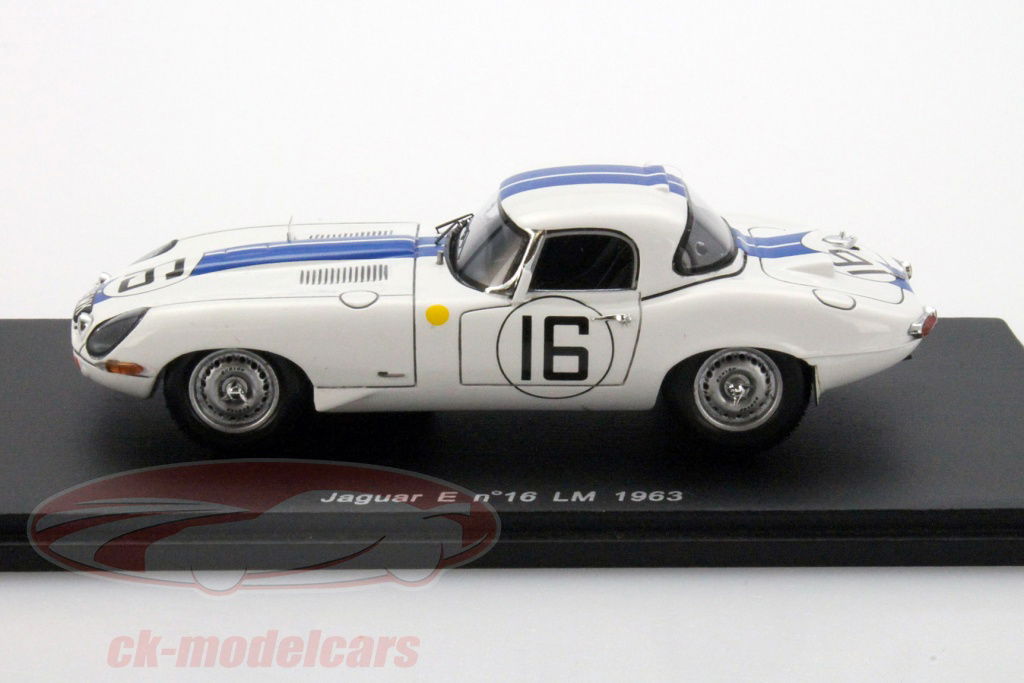 Spark 1:43 Jaguar E-Type #16 24 LeMans 1963 Richards