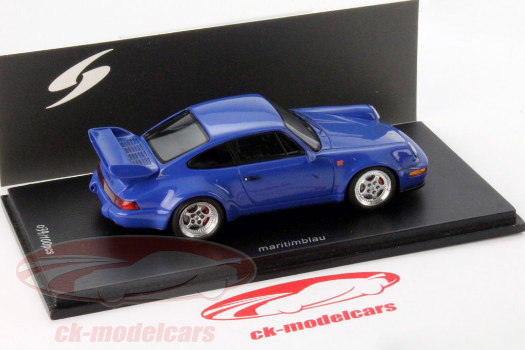 Spark 1:43 ポルシェ 911 (964) カレラ RS 3.8 海上の ブルー
