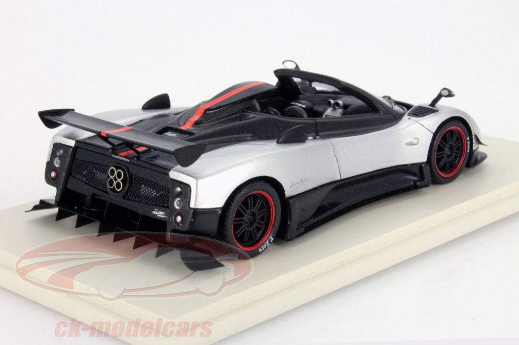 MINI GT パガーニ・ロードスター(ブラック) チェイスカー MINI GT 1/64 Pagani Huayra Roadster Black 417L 左ハンドル
