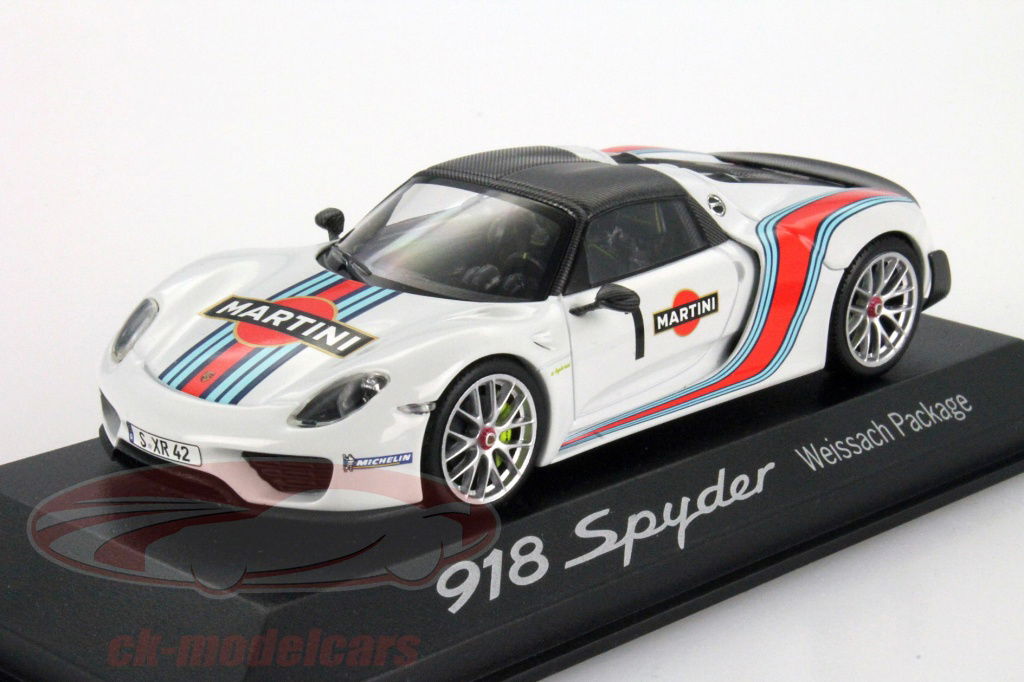 Minichamps 1:43 ポルシェ 918 スパイダー #1 ヴァイザッハ