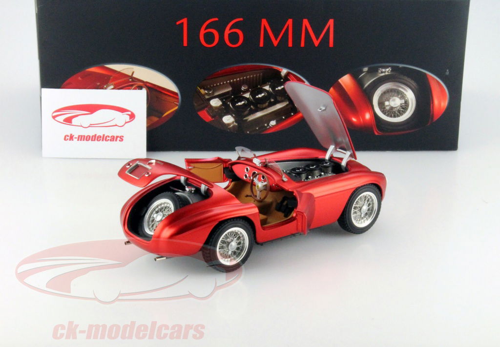 希少Ferrari HotWheels Elite 1:18 Ferrari 166 MM Barchetta 60th