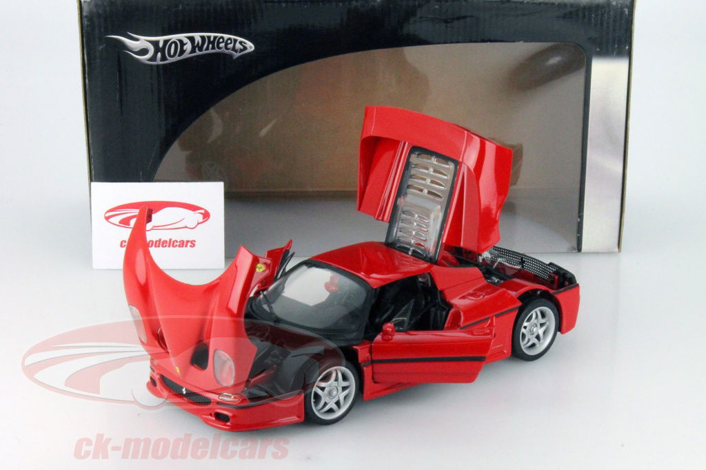 HotWheels 1:18 Ferrari F50 red 50430 model car 50430