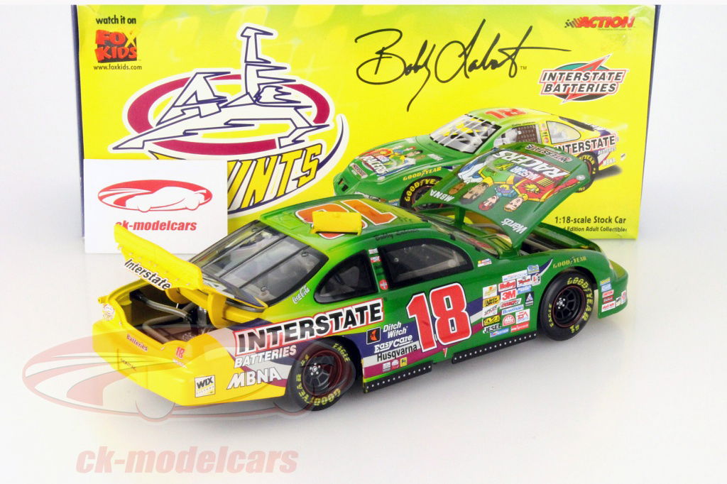 ホットウィール　NASCAR #18 Bobby Labonte Action 1:18 Bobby Labonte Pontiac Grand Prix #18 Nascar