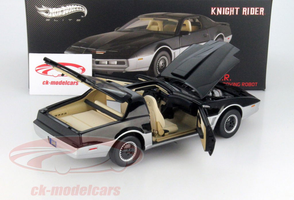 HotWheels Elite 1:18 Pontiac TransAm Knightrider K.A.R.R.