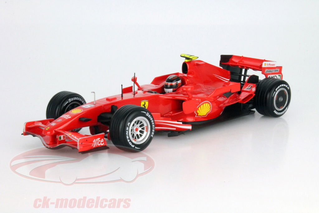 HotWheels 1:18 キミ ライコネン フェラーリ F2007 #6 ワールド