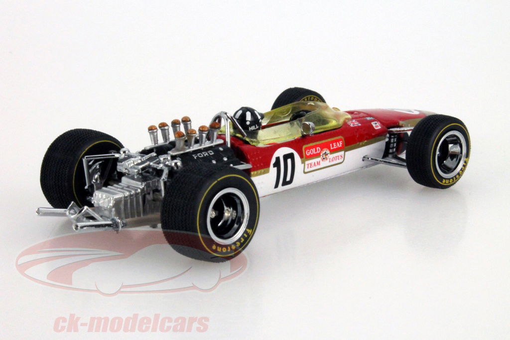 LOTUS - 1/43  QUARTZO LOTUS 49 SPANISH G.P. 1968 Quartzo 1:43 J. Clark Lotus 49 #4 South Africa GP Winner