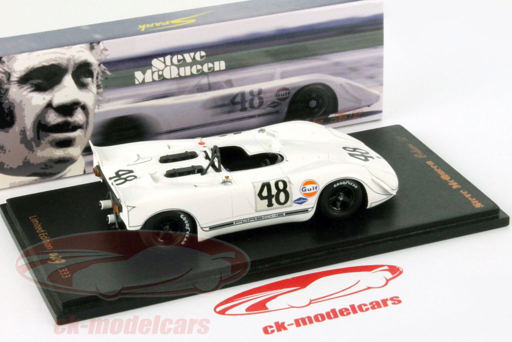 Spark 1:43 Steve McQueen ポルシェ 908 #48 12h シブリング