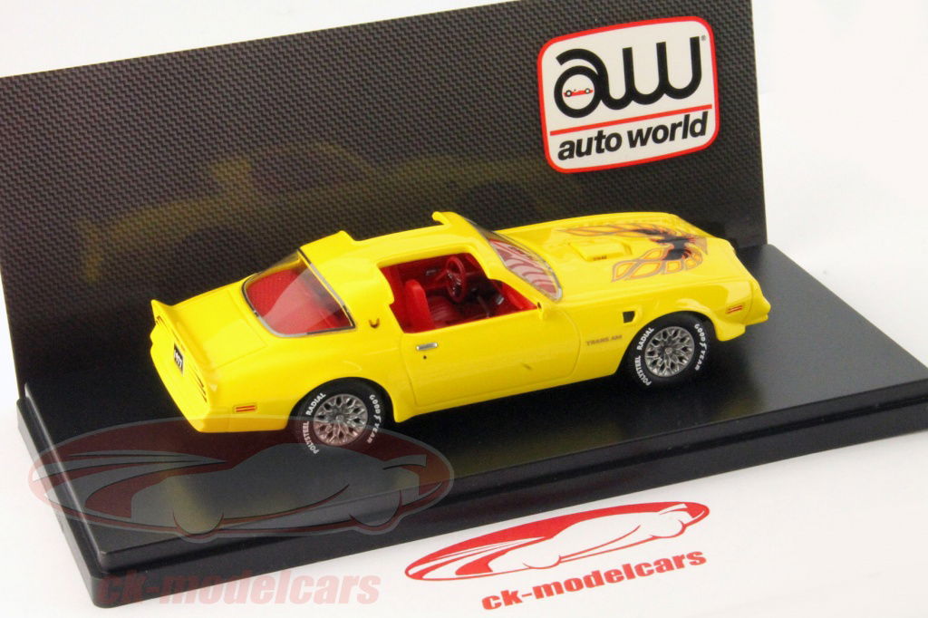 ミニカー Kiddie Car 1977y PONTIAC TRANS AM #49 AutoWorld 1:43 Pontiac Trans-Am Year 1977 yellow 114/06