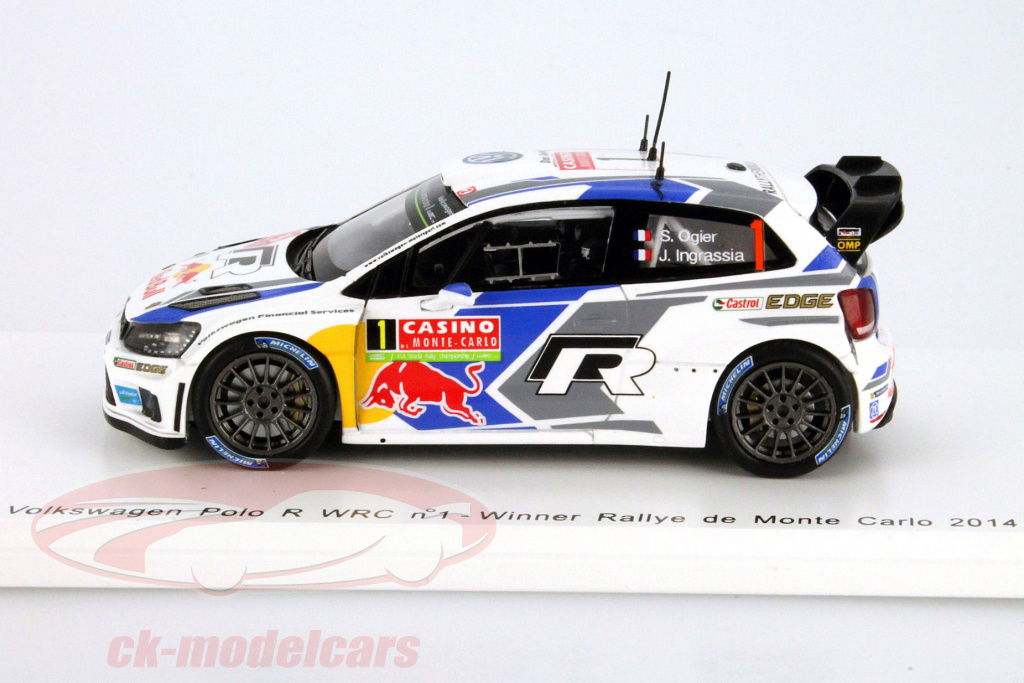 イクソ　1／43 ミニカー VW  POLO  R  WRC  2014 B6 1:43 IXO VW VOLKSWAGEN POLO R WRC VERSION 2014 #9