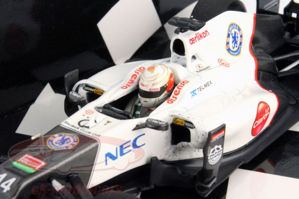 Minichamps 1:43 K. Kobayashi Sauber C31 Ferrari #14 3rd