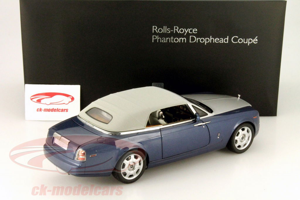 ミニカー Rolls-Royce Phantom Drophead Coupe KYOSHO Rolls Royce Phantom Drophead Coupe Diamond Black 1:43