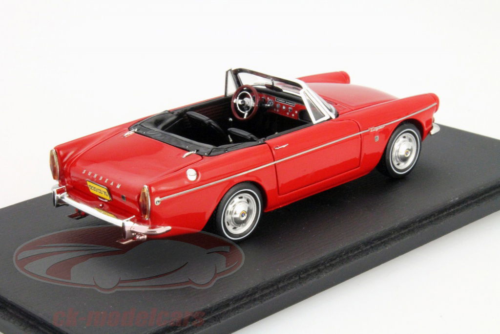 Spark 1:43 Sunbeam Tiger MK 1 Convertible Año 1964 rojo