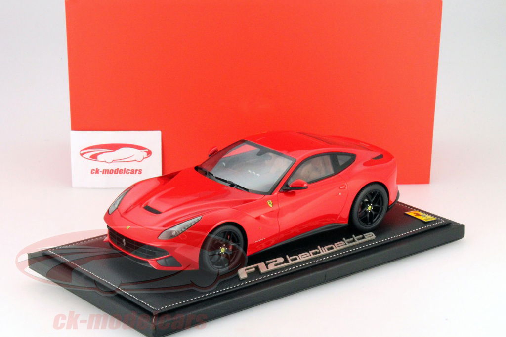 Ferrari F12 berlinetta ミニカー 1:18 BBR Models 1:18 Ferrari F12 Berlinetta Year 2008 red P1841F1