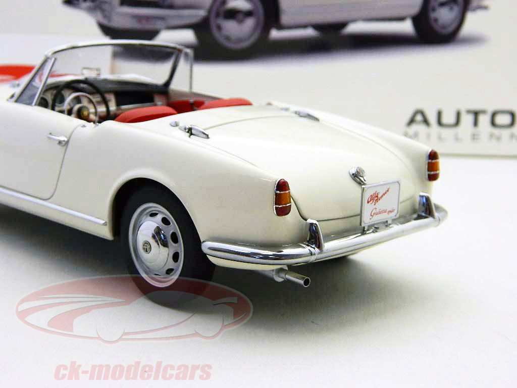 AUTOart 1:18 アルファロメオジュリエッタ1300スパイダー1957年