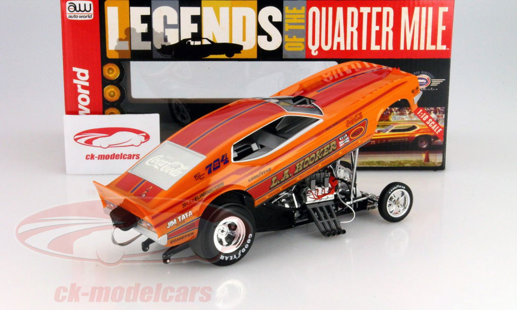 AutoWorld 1:18 Ford Mustang NHRA Funny Car L.A. Hooker