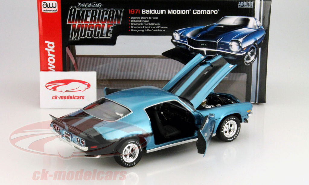 1971 Baldwin Motion Camaro 1/18 スケール AUTO WORLD AMM1197 1:18 Scale Baldwin Motion 1971 Chevy