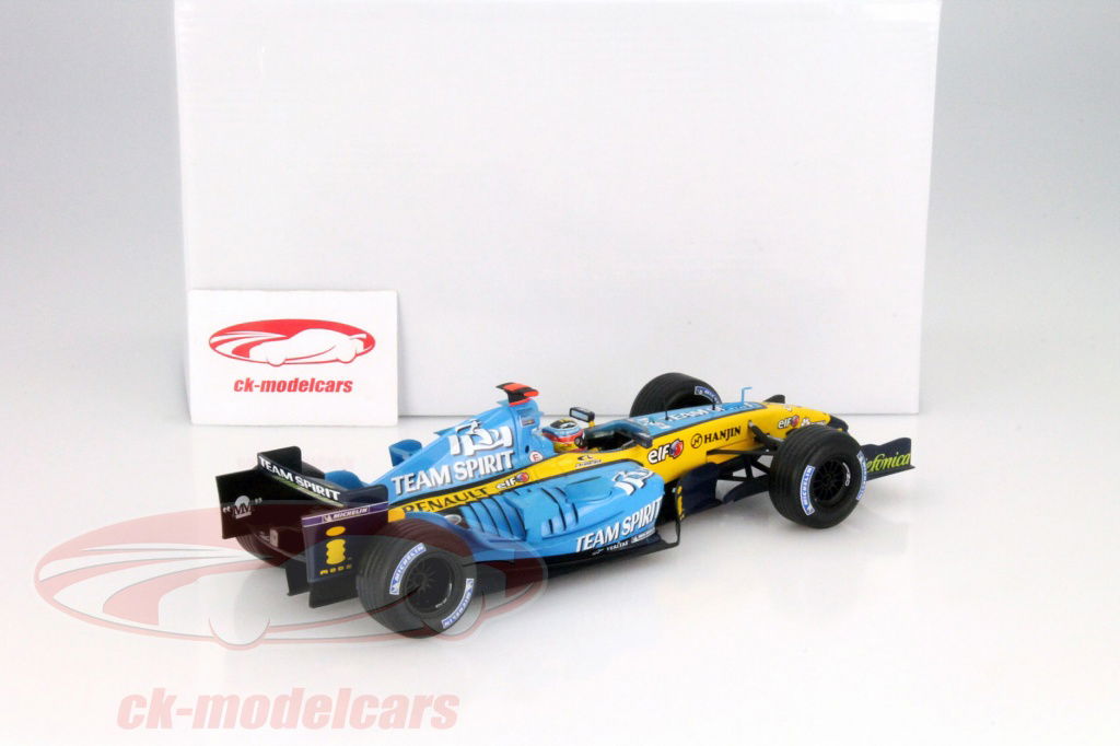 106 HOTWHEELS Fernando Alonso R25 ルノー Minichamps 1:18 Fernando Alonso Renault R25 #5 Winner San