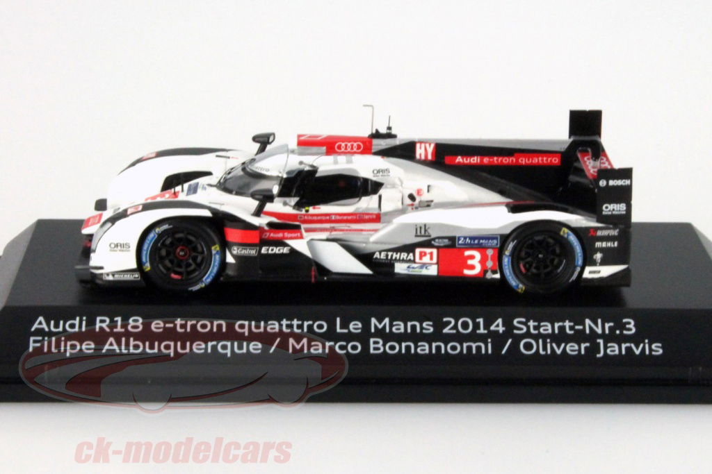 Spark 1:43 Audi R18 e-tron quattro #3 24h LeMans 2014 Audi