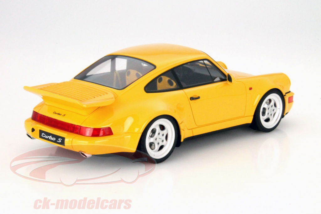 GT-SPIRIT 1:18 Porsche 911 (964) Turbo S Lightweight yellow