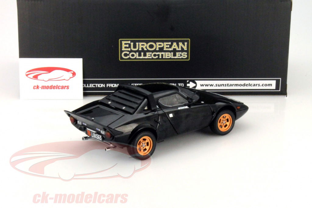 Ｓ★商品Ｎｏ.３２７４★サンスター製品☆ＬＡＮＣＩＡ・Ｓｔｒａｔｏｓ☆１／１８ 1:18 SUN STAR SUNSTAR 1975 LANCIA STRATOS BLACK EXTREMELY