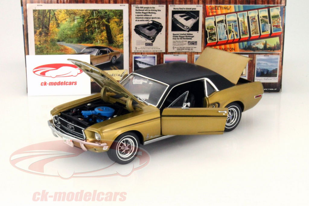 ★良品★1/18 GREENLiGHT 1968 FORD MUSTANG GT 1/18 Greenlight 1968 Ford Mustang GT Fastback Highland